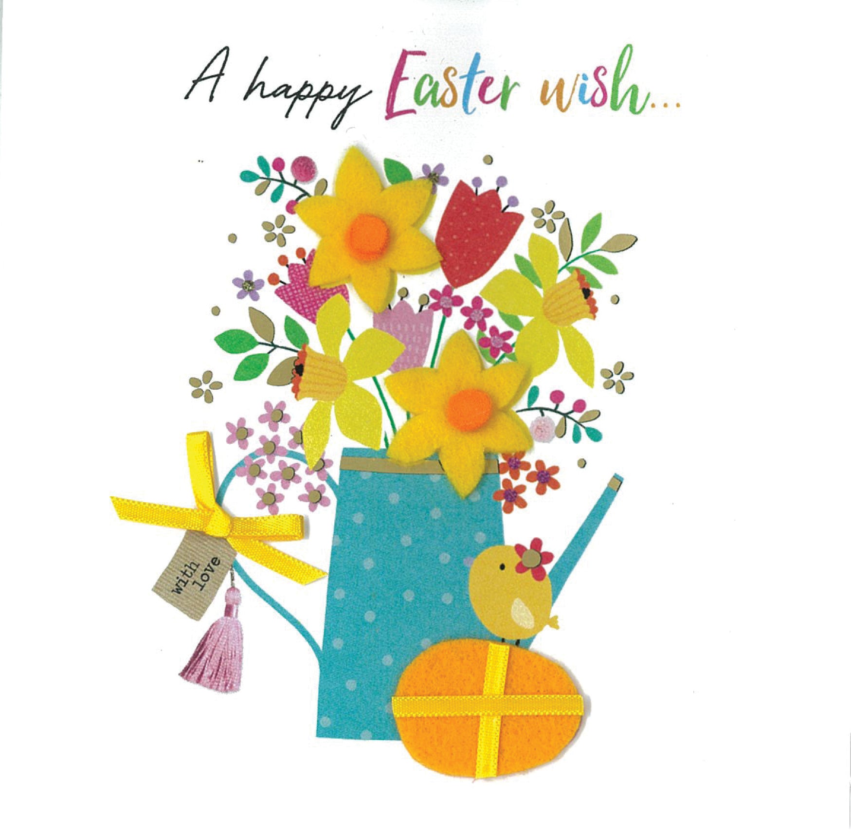 Happy Easter Floral, Greetings Cards Delivered
