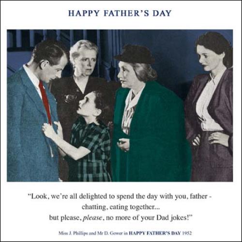 Funny No More Dad Jokes Father's Day Greeting Card