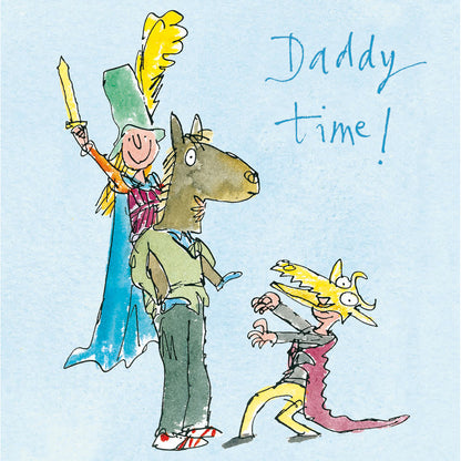 Quentin Blake Daddy Time Father's Day Greeting Card