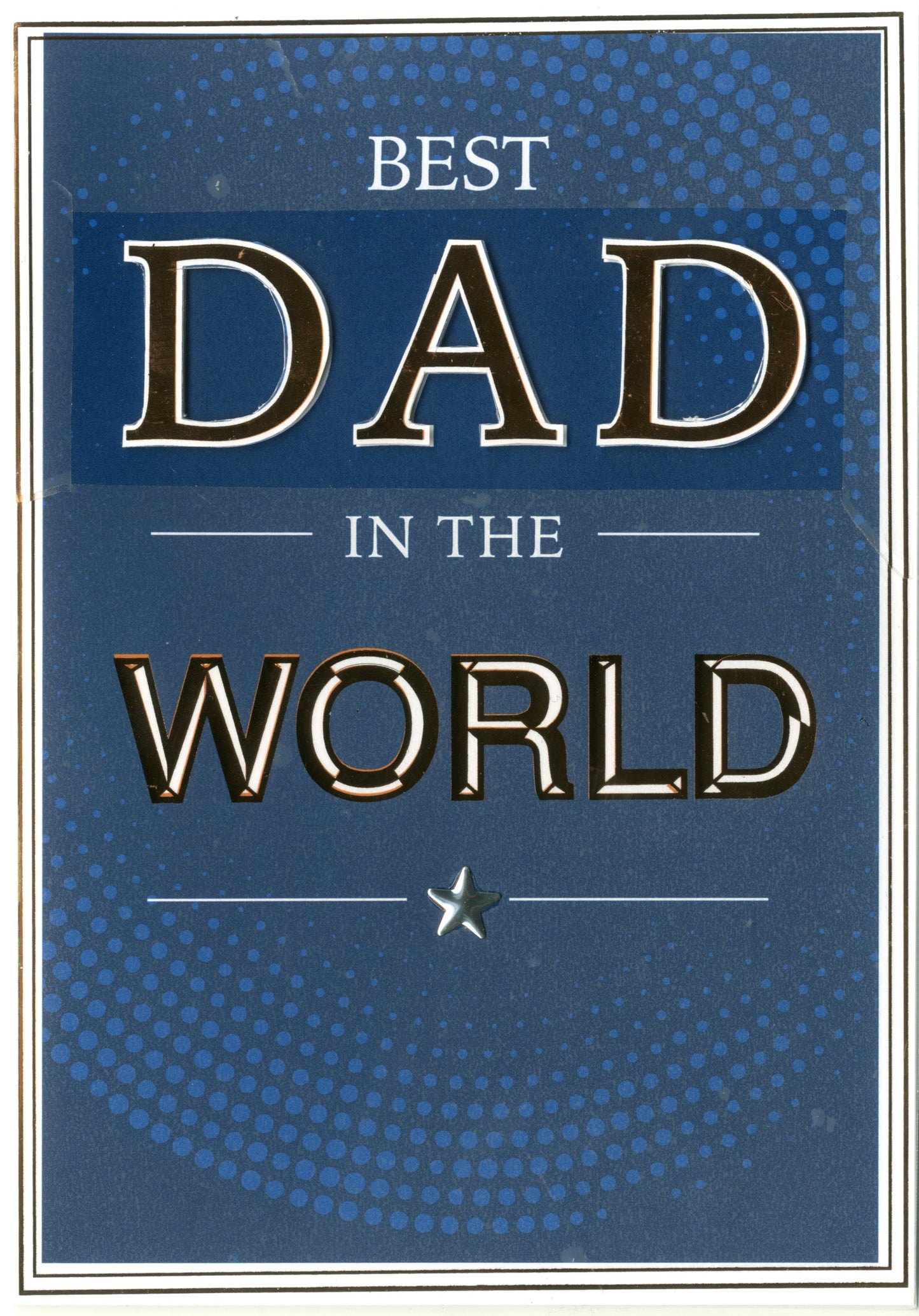 Best Dad In The World Father's Day Card