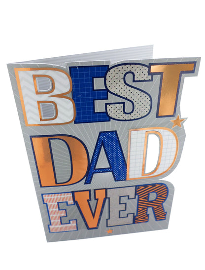 Best Dad Ever Happy Father's Day Card