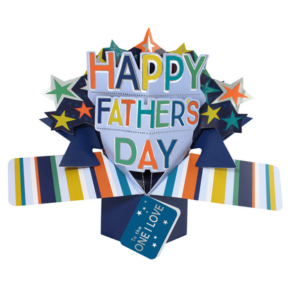 Best Dad Happy Father's Day Pop Up Card Choice Of Cards