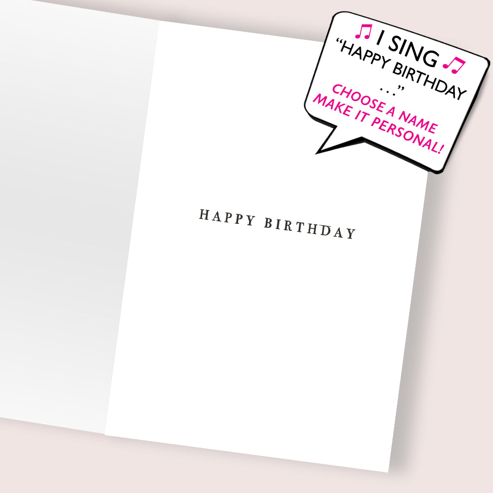 Wonderful Sister Musical Birthday Card Singing "Happy Birthday To You"