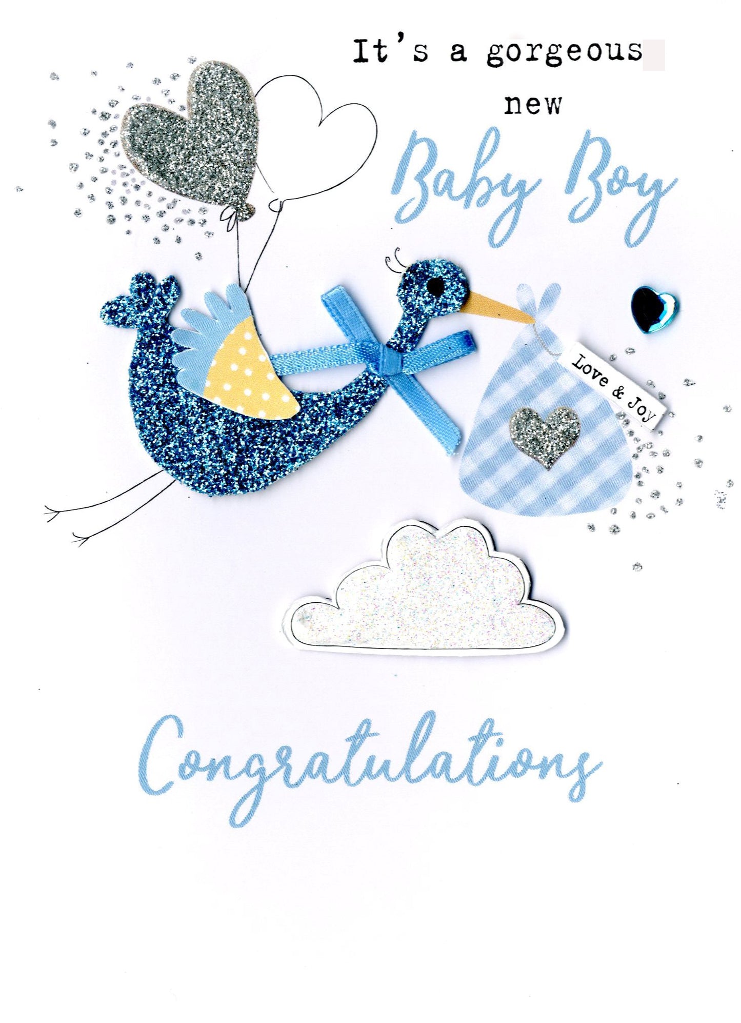 New Baby Boy Irresistible Greeting Card