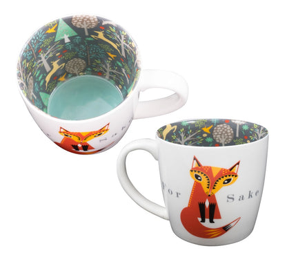 For Fox Sake Inside Out Mug In Gift Box