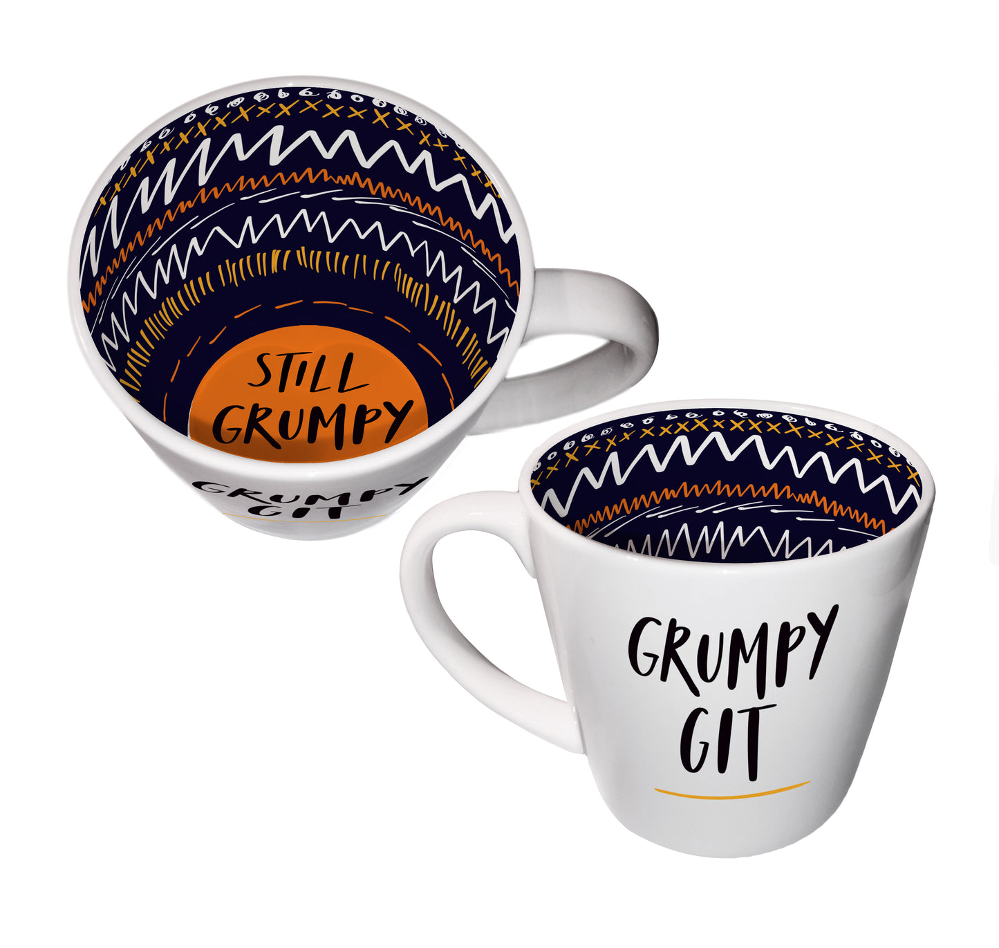 Grumpy Git Inside Out Mug