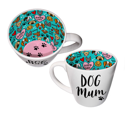 Inside Out Dog Mum Novelty Mug In Gift Box