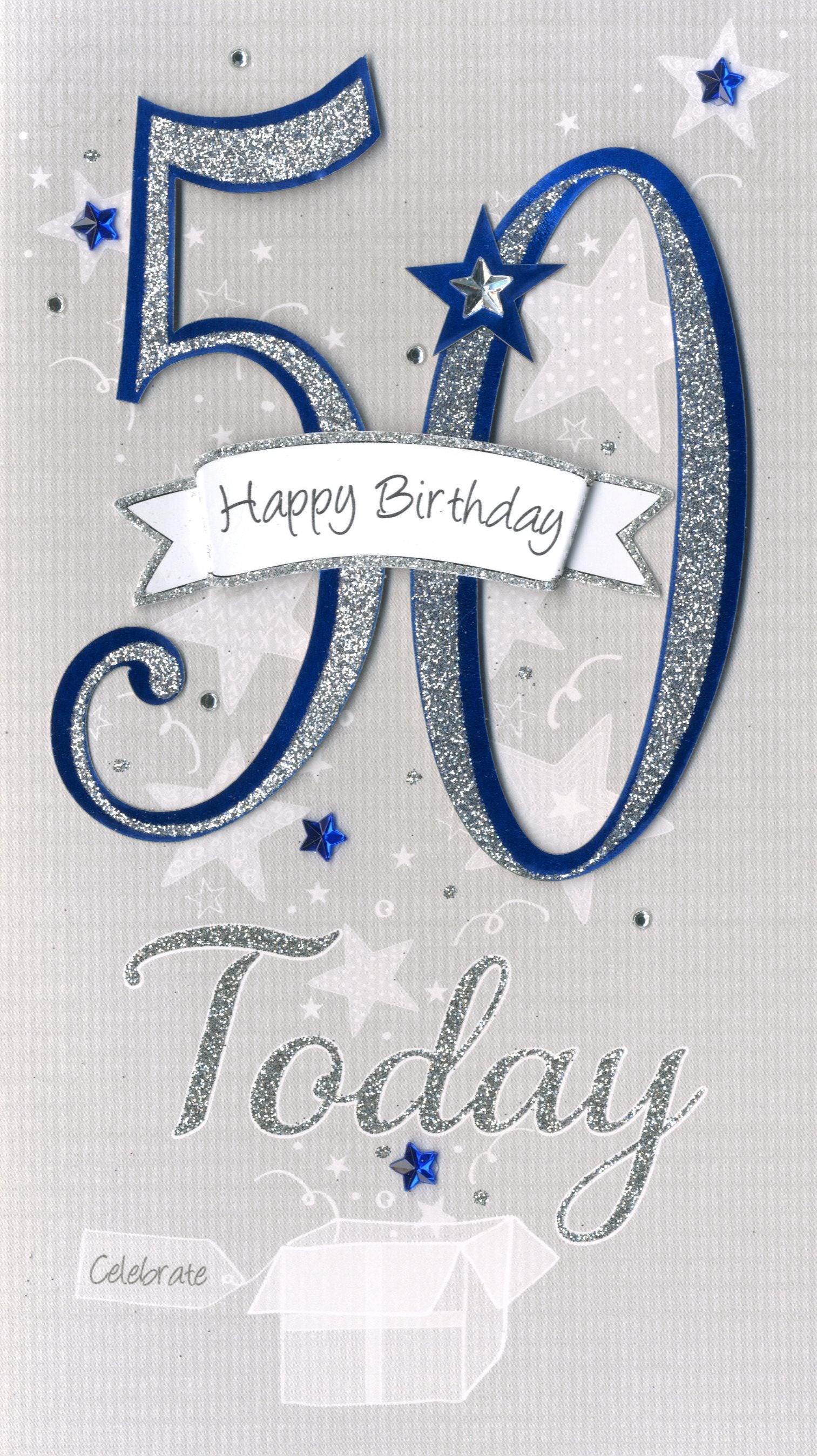 Happy 50th Birthday Greeting Card – Love Kate's