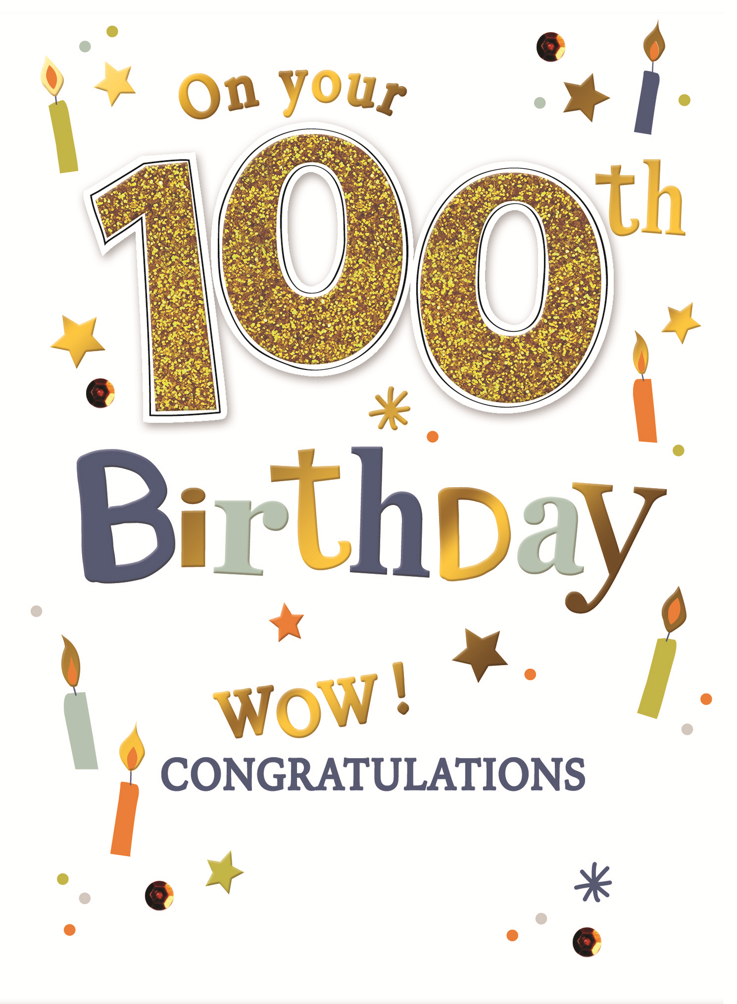 On Your 100th Birthday Greeting Card