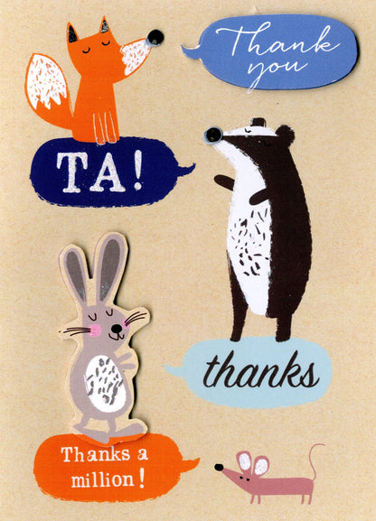 Thank You Greeting Card