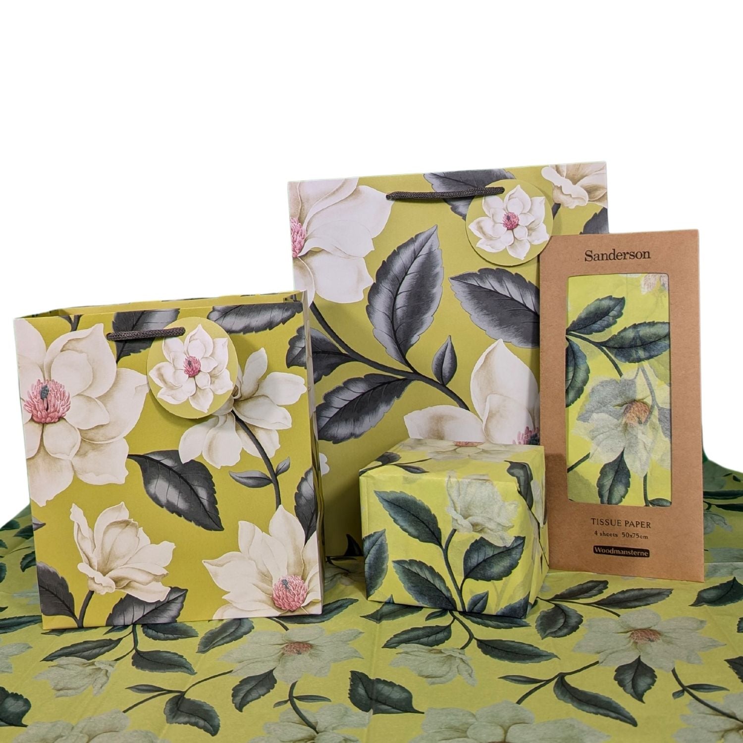 Sanderson Grandiflora Tissue Paper Giftwrap Celebration Gift Wrapping Love Kate s