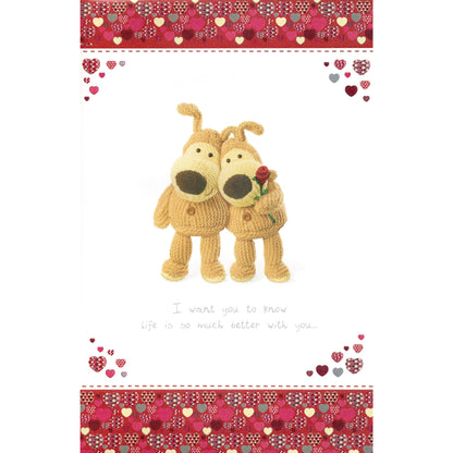 Boofle Lovely Girlfriend Valentine's Day Card