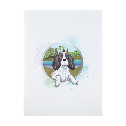 Cocker Spaniel Dog Pop Up Greeting Card