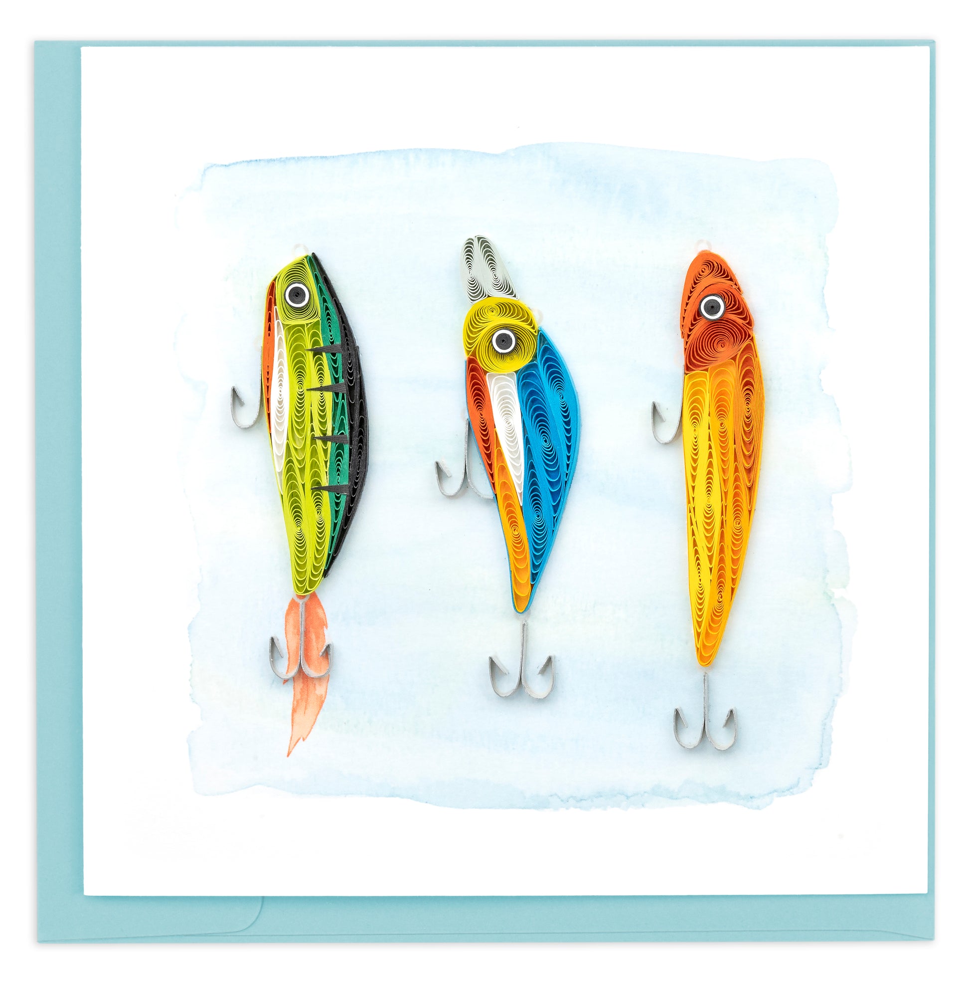 Quilling Bright Fishing Lures Fisherman's Friend Hand-Finished Art Gre –  Love Kate's