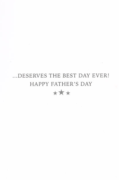 Best Dad In The World Father's Day Card