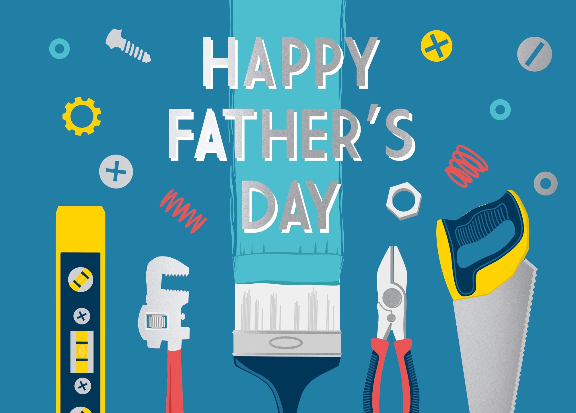 Happy Father's Day Tool-Tastic Fun! Pop Up Father's Day Greeting Card ...