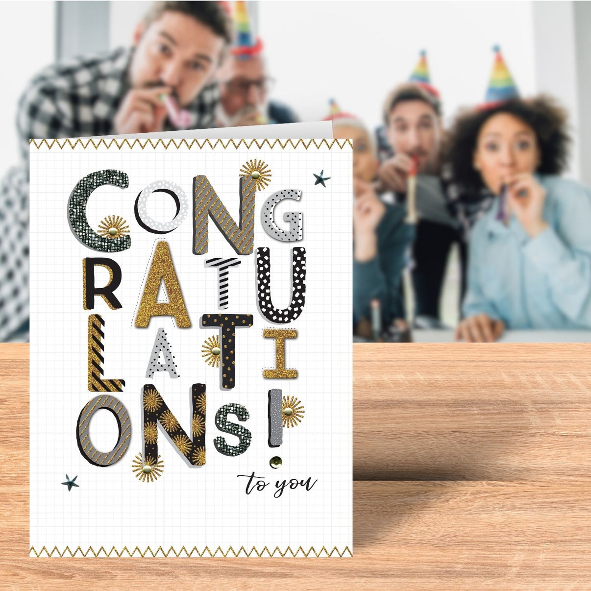 Congratulations To You Gigantic Greeting Card A4 Sized Cards Love Kates