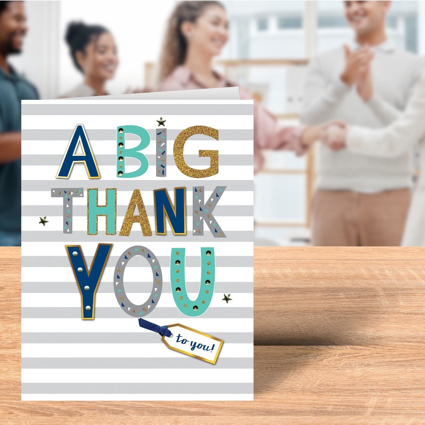 A Big Thank You To You Gigantic Greeting Card  A4 Sized Cards