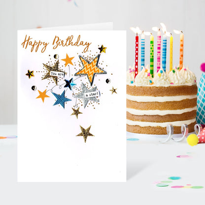 Happy Birthday You Are A Star Irresistible Greeting Card