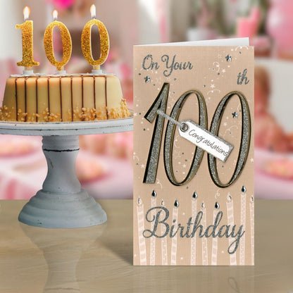 Happy 100th Birthday Greeting Card