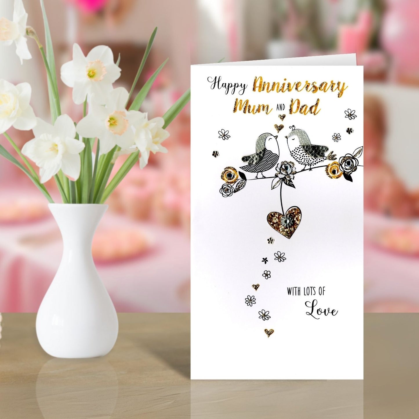 Mum & Dad Anniversary Greeting Card