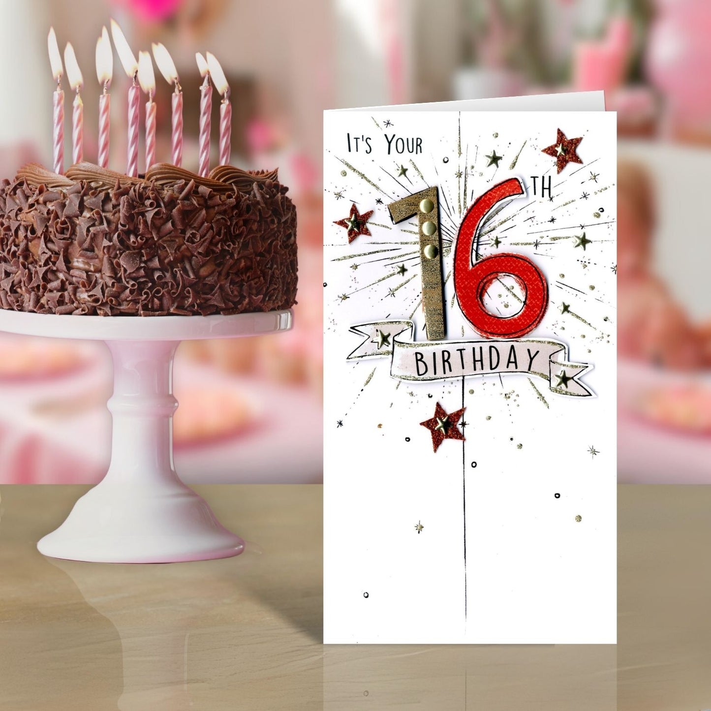 It's Your 16th Birthday Greeting Card Hand-Finished