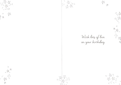 Special Grandson Candles Embellished Birthday Greeting Card