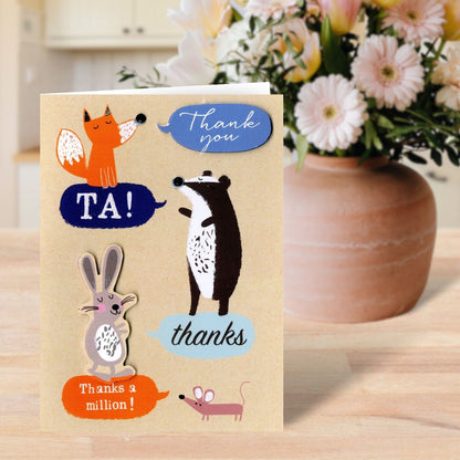 Thank You Greeting Card