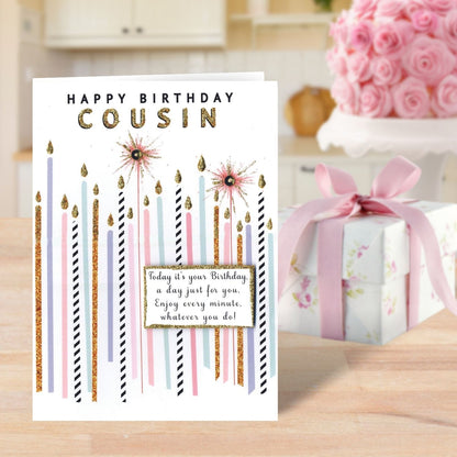 Happy Birthday Cousin Greeting Card