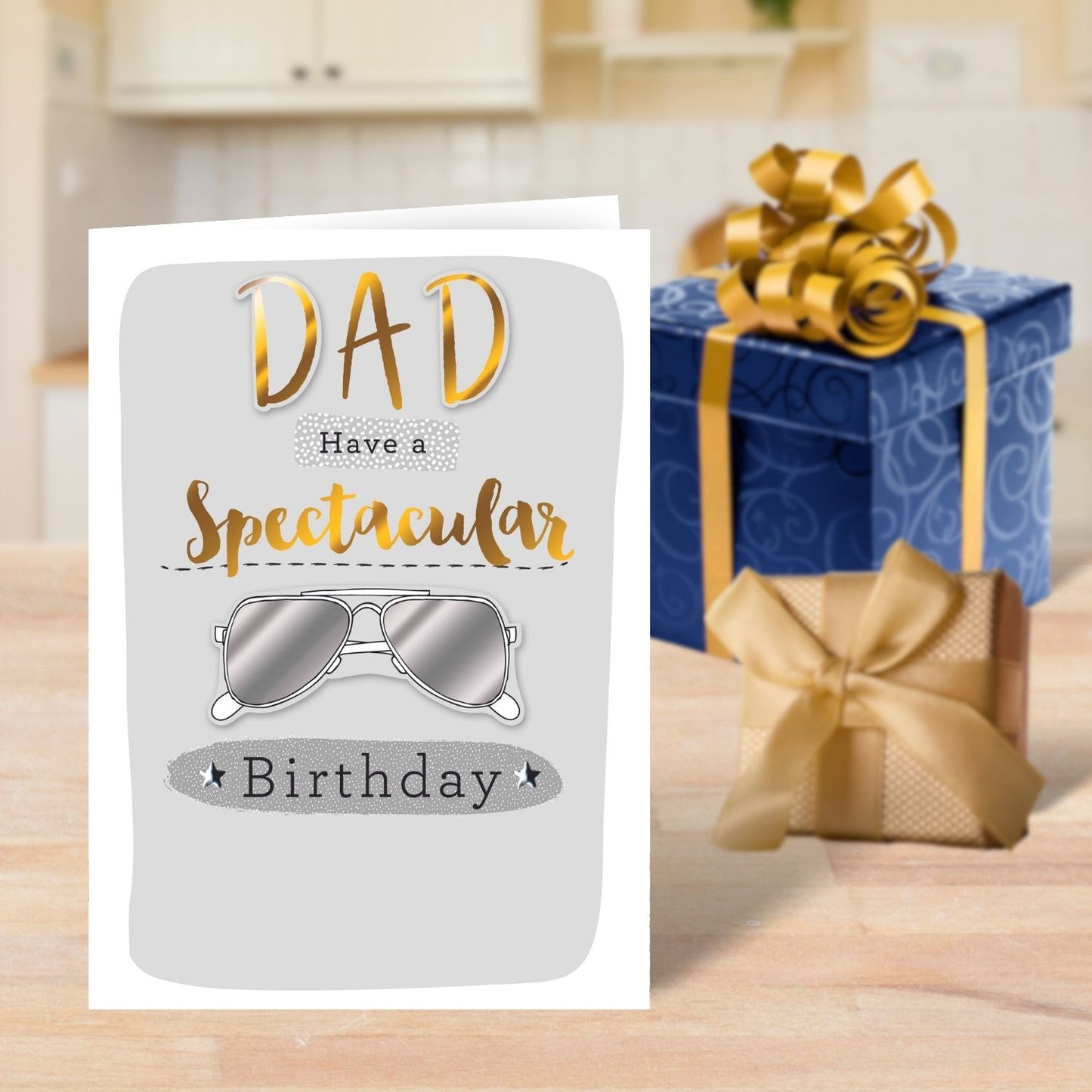 Dad Have a Spectacular Birthday Greeting Card