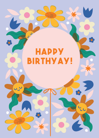 Scribbler Happy Birthyay! Happy Fun Time Fun Birthday Card