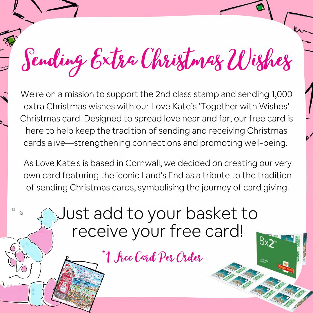 Tabitha Corbett 'Together With Wishes' Christmas Card - Love Kate's #1000heartsandhomes Christmas Campaign