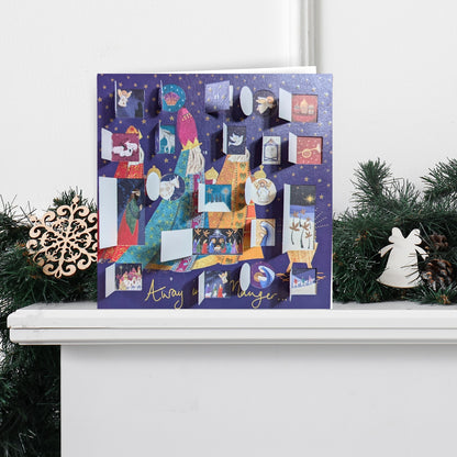 The Three Kings Advent Calendar Christmas Card