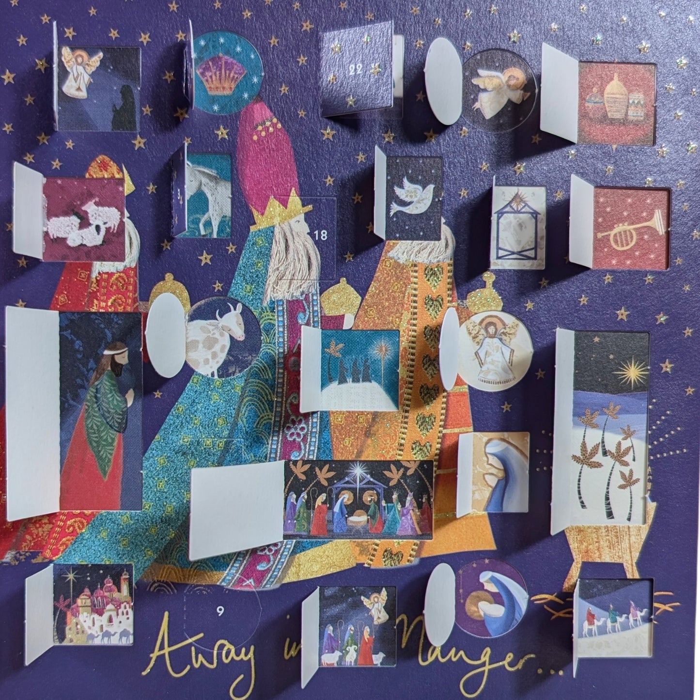 The Three Kings Advent Calendar Christmas Card