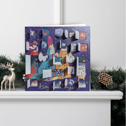 The Three Kings Advent Calendar Christmas Card