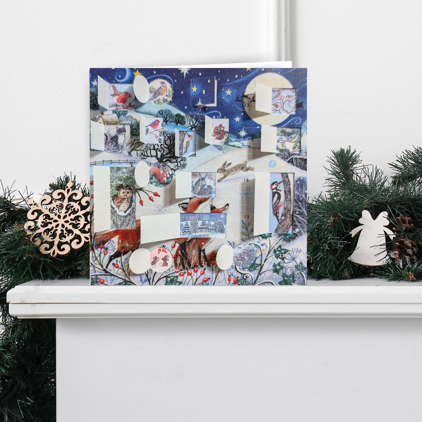 Christmas Meadow Advent Calendar Christmas Card