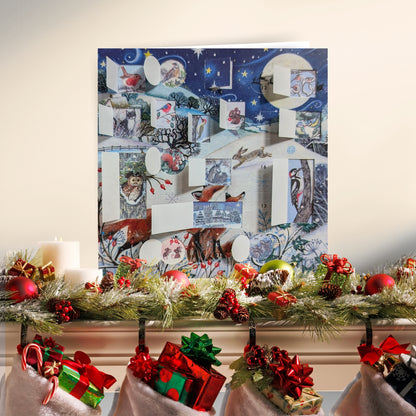 Christmas Meadow Advent Calendar Christmas Card