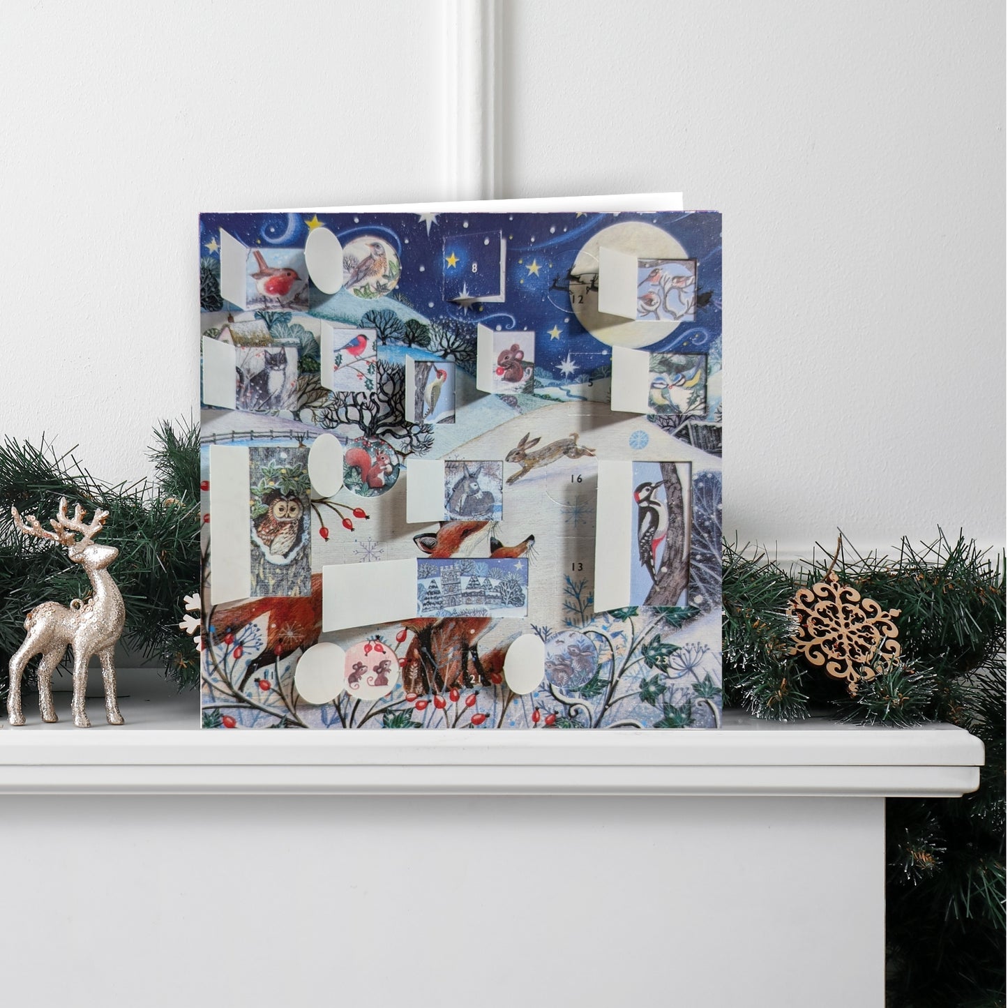 Christmas Meadow Advent Calendar Christmas Card