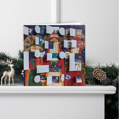 Caltime We Three Kings Christmas Advent Calendar Card