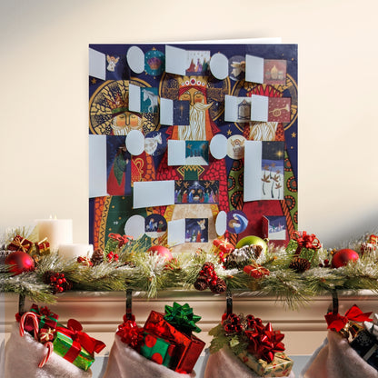 Caltime We Three Kings Christmas Advent Calendar Card