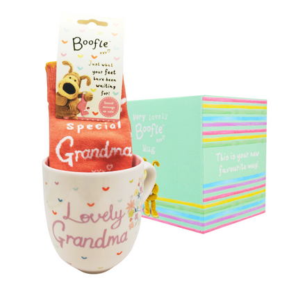 Boofle Best Grandma Mug & Socks Gift Set