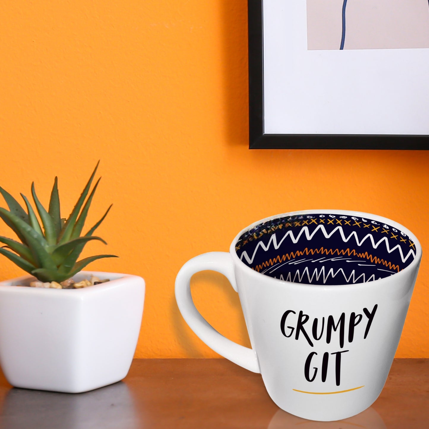 Grumpy Git Inside Out Mug