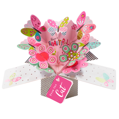 Beautiful Butterfly Pop Up Greeting Card Choice Of Cards