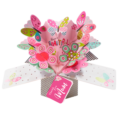 Beautiful Butterfly Pop Up Greeting Card Choice Of Cards