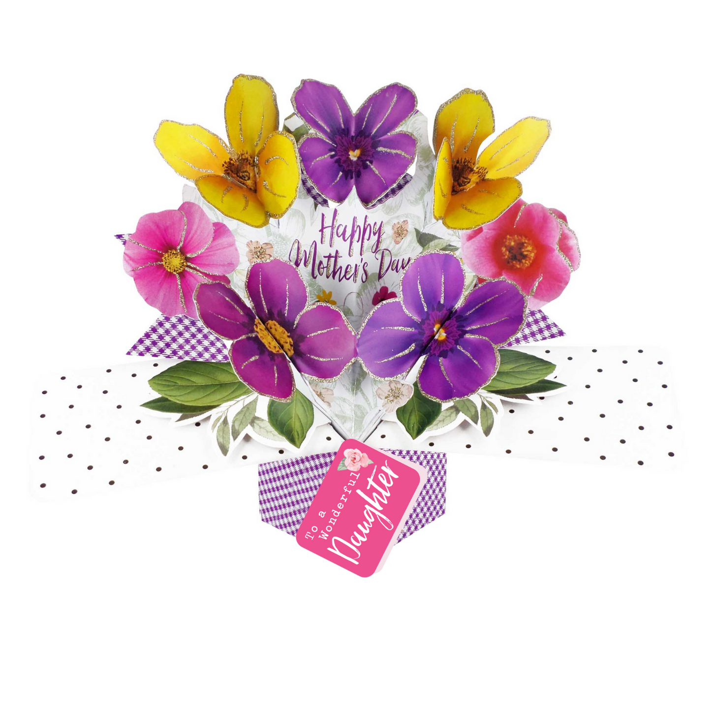 Mother's Day Pansies Pop Up Card Choice Of Cards