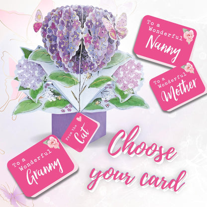 Pop Up Flowers Greeting Card Choice Of Cards