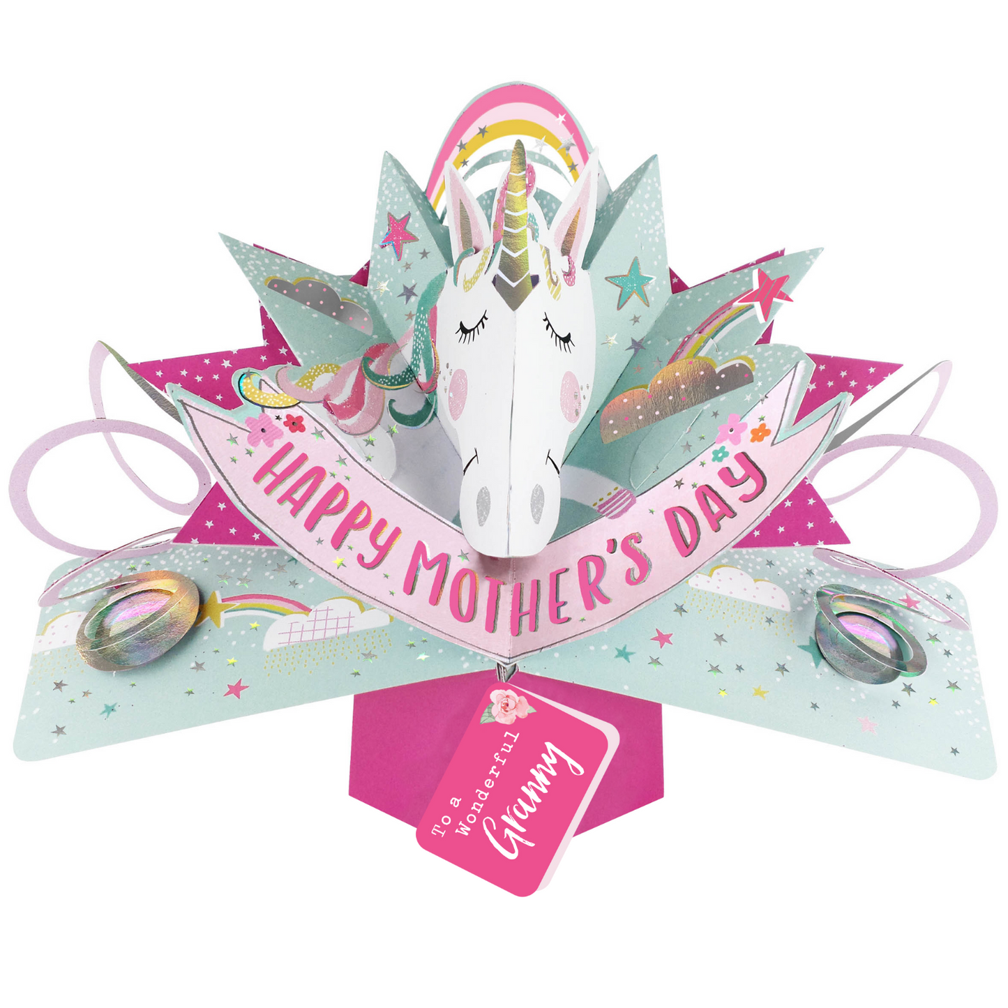 Happy Mother's Day Unicorn Pop Up Card Choice Of Cards