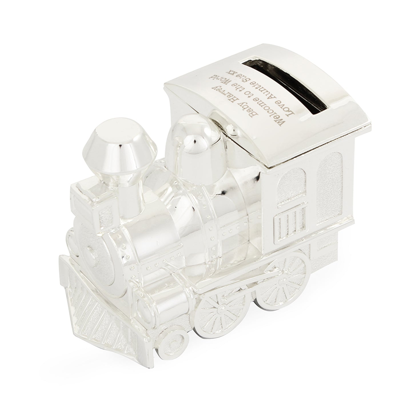 Personalised Train Money Box - Personalise It!