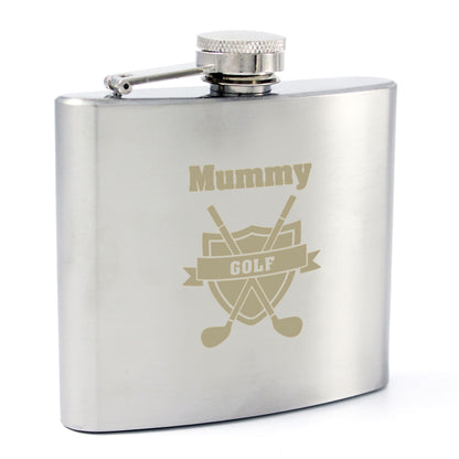 Personalised Golf Hip Flask - Personalise It!