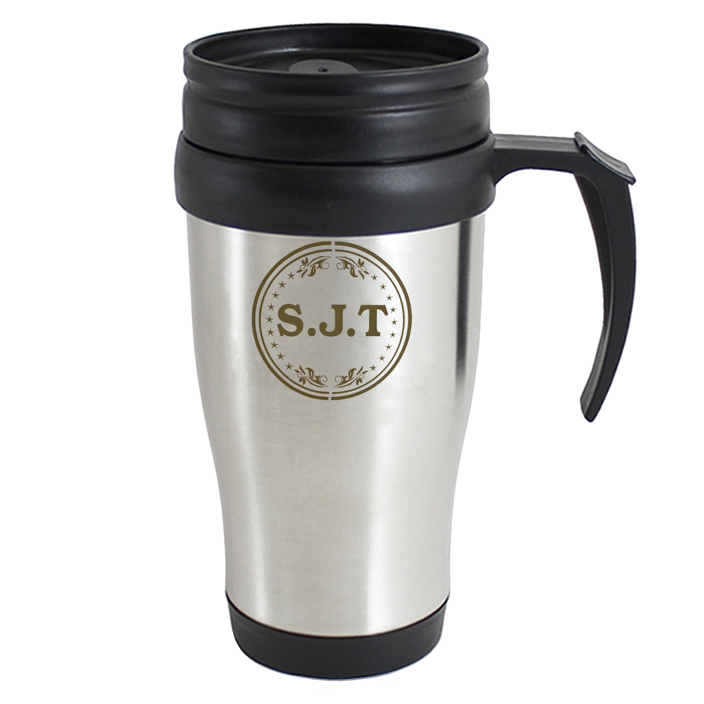 Personalised Monogram Travel Mug - Personalise It!